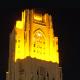 After every Panthers football victory, Pitt shines golden floodlights atop the Cathedral of Learning.